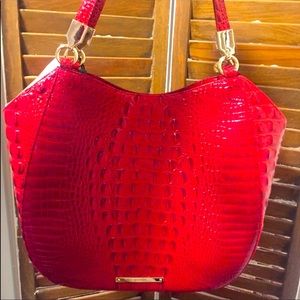 Brahmin Scarlet Melbourne Purse